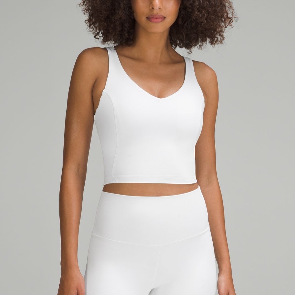 lululemon athletica White Align Tank Top C/D cup